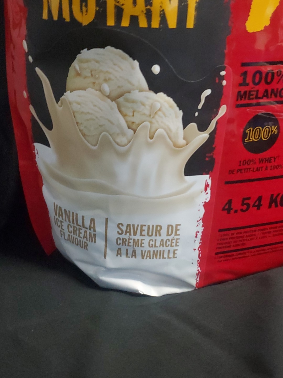 MUTANT WHEY 100% Gourmet Whey Protein Mix Vanilla Ice Crean 10Lb Exp.09/2026