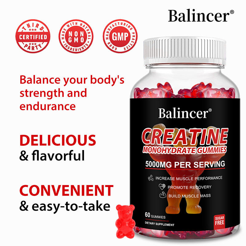 Creatine Monohydrate Gummies – Increase Strength and Build Muscle