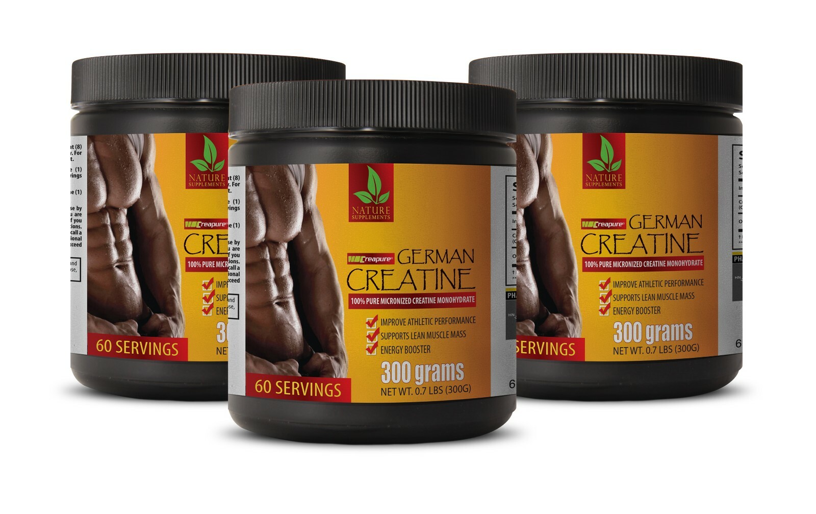 Pure German Creatine – GERMAN MICRONIZED CREATINE 900g – Better Recovery 3C