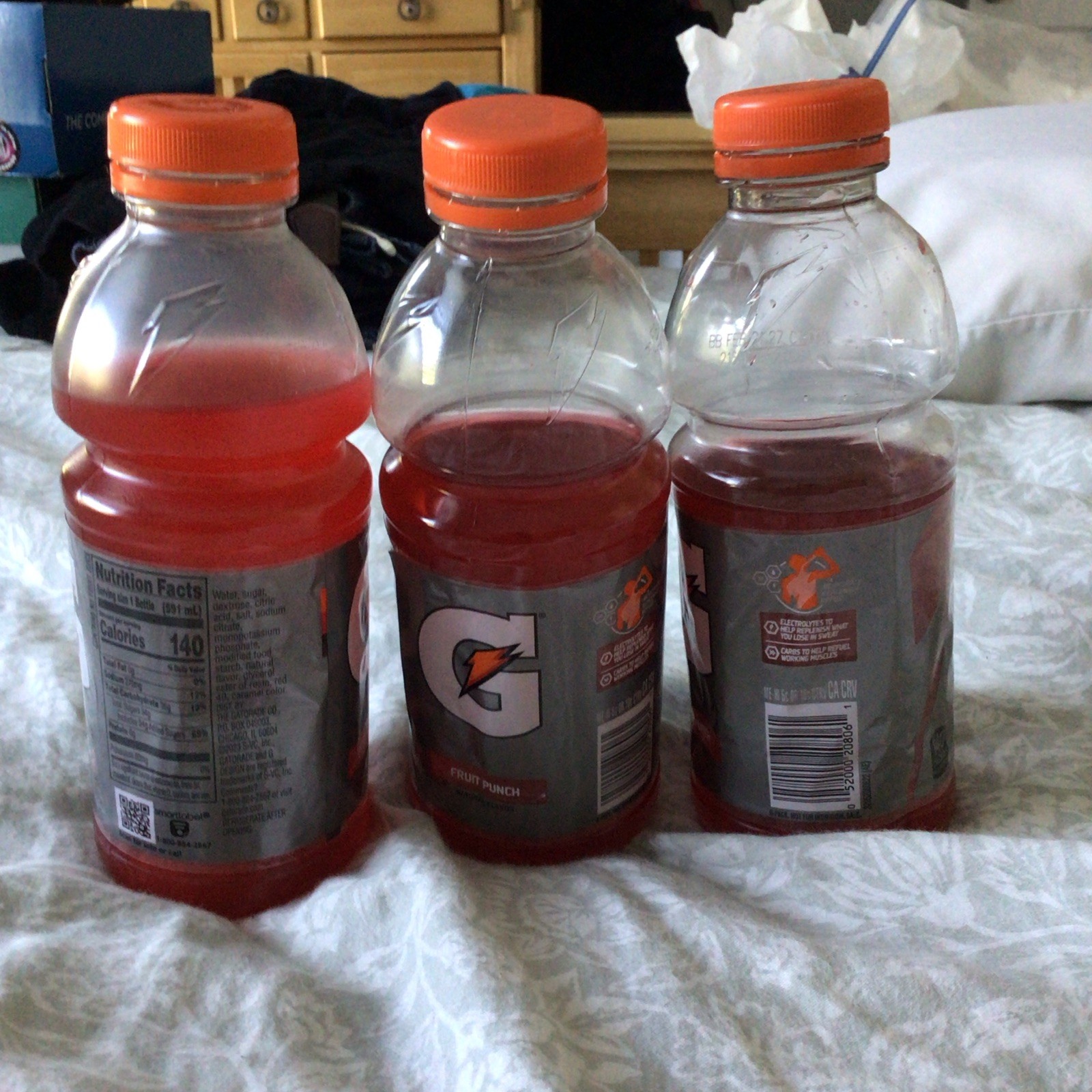 Gatorade Electrolyte Drink, G Series Sports Drink, Fruit Punch Bottles