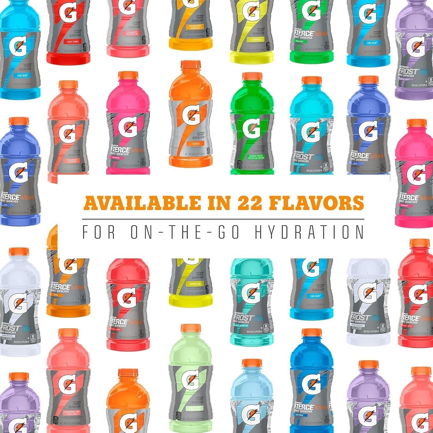 Gatorade Thirst Quencher Variety Pack 12 Fl Oz (Pack of 18)