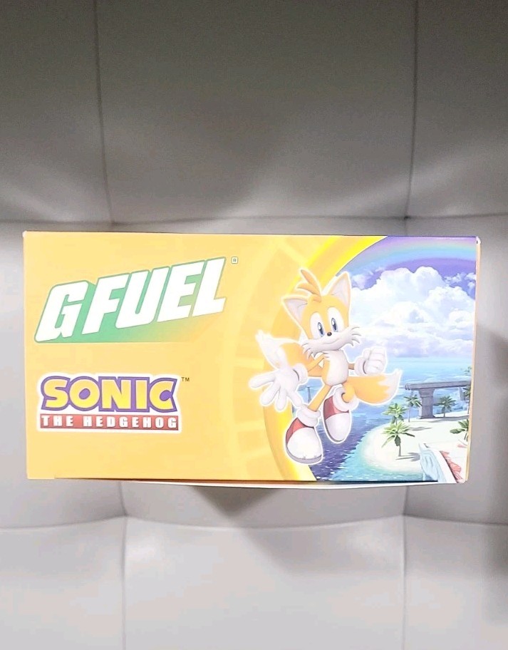 Limited Edition G Fuel Sonic the Hedgehog Tornado Collector’s Box