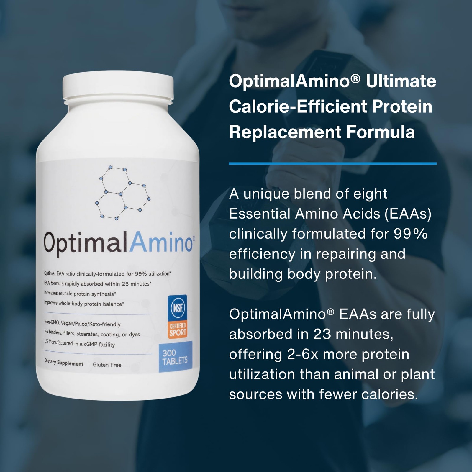 Tablets (300 Count) | 99% Utilized Essential Amino Acids (EAA) Supplement, In…