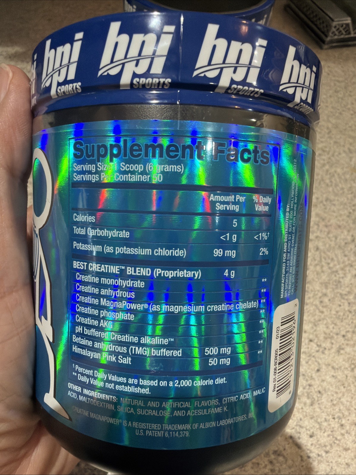 2x BPI Sports Best Creatine 300g Muscle Growth Snow Cone 50 Servings USA SHIP!
