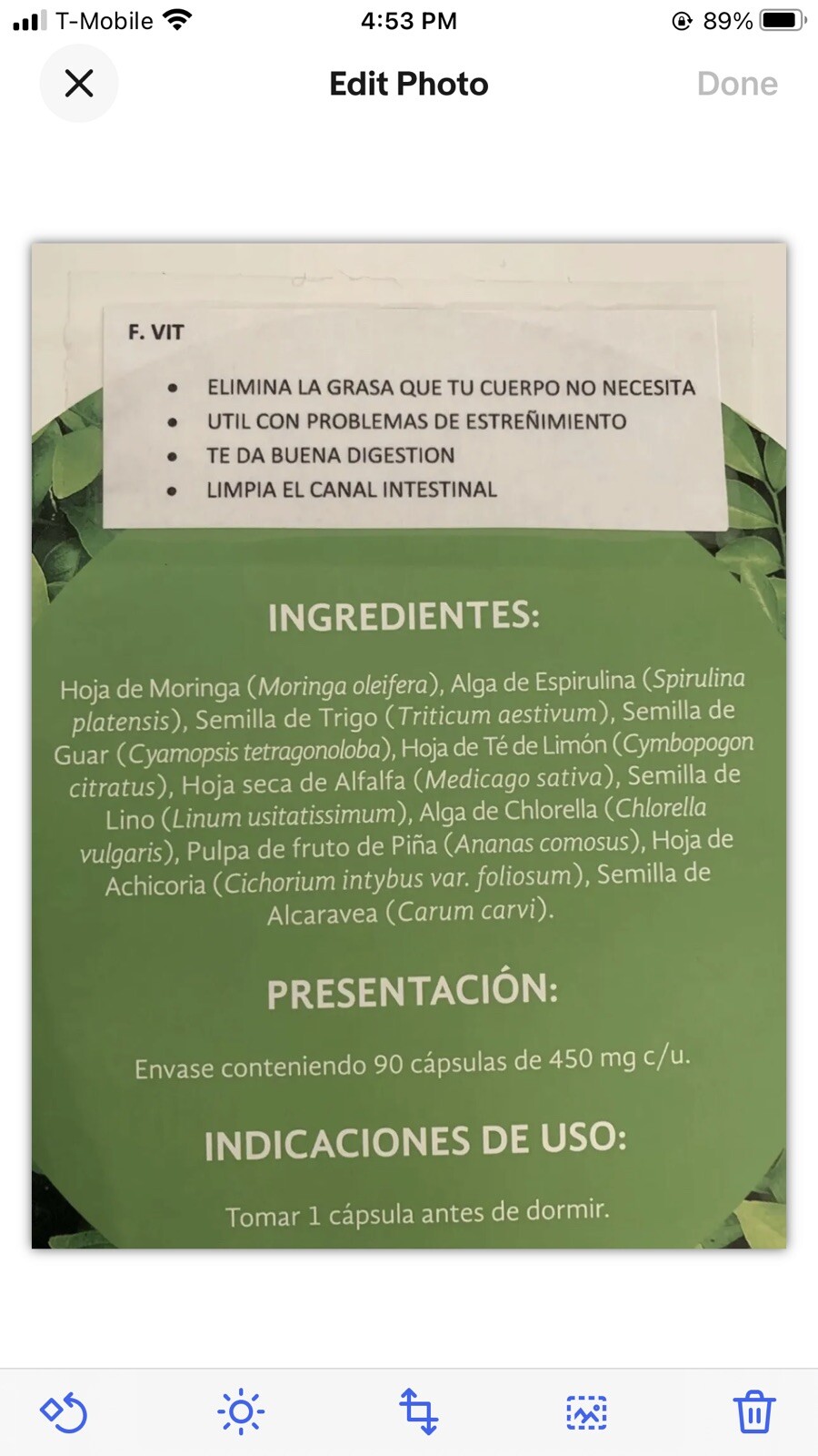 PROHER NATURA Fvit Ayuda A Controlar El Apetito Y Estimula El Metabolismo