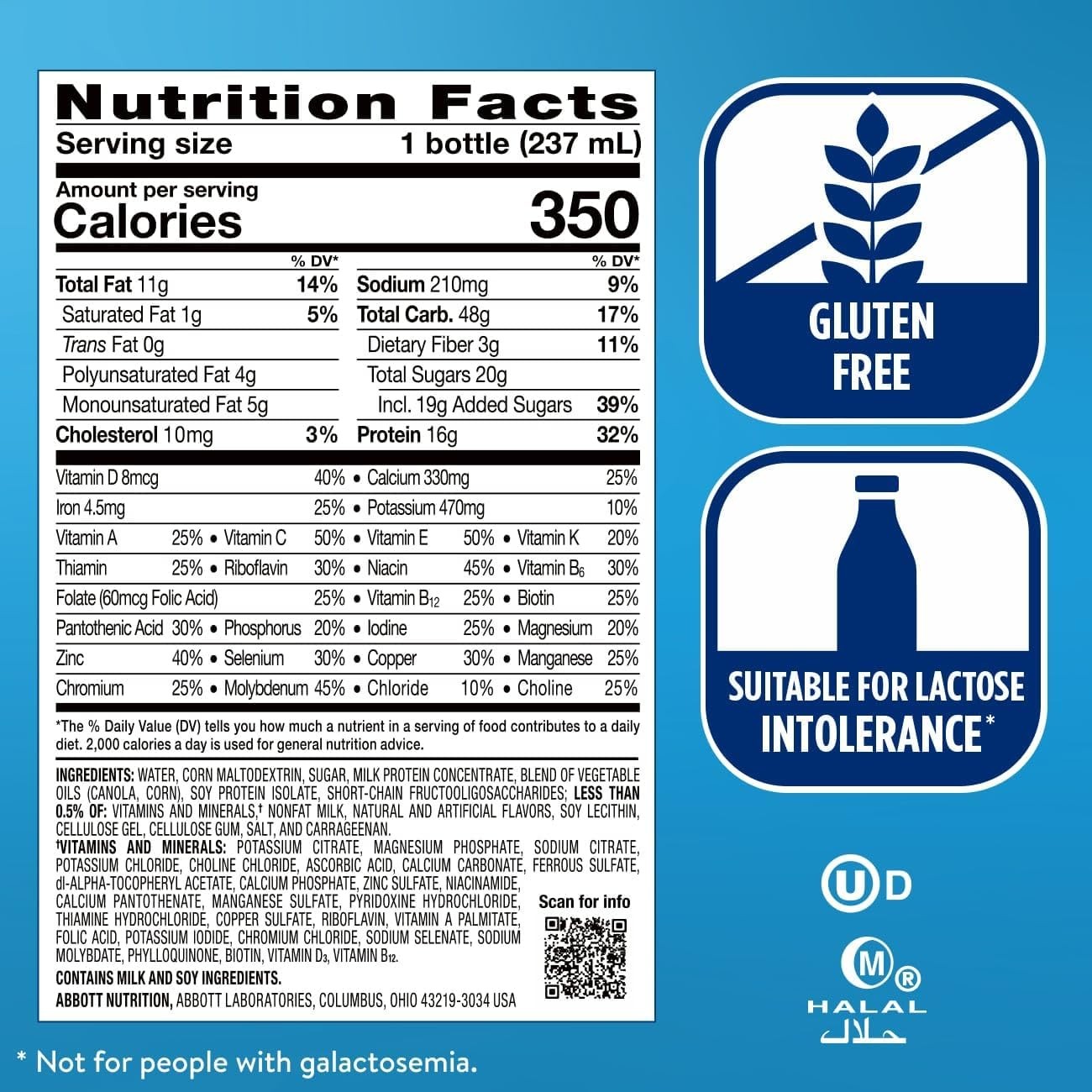 Ensure Plus Vanilla Nutrition Shake With Fiber | Meal Replacement Shake | Ready
