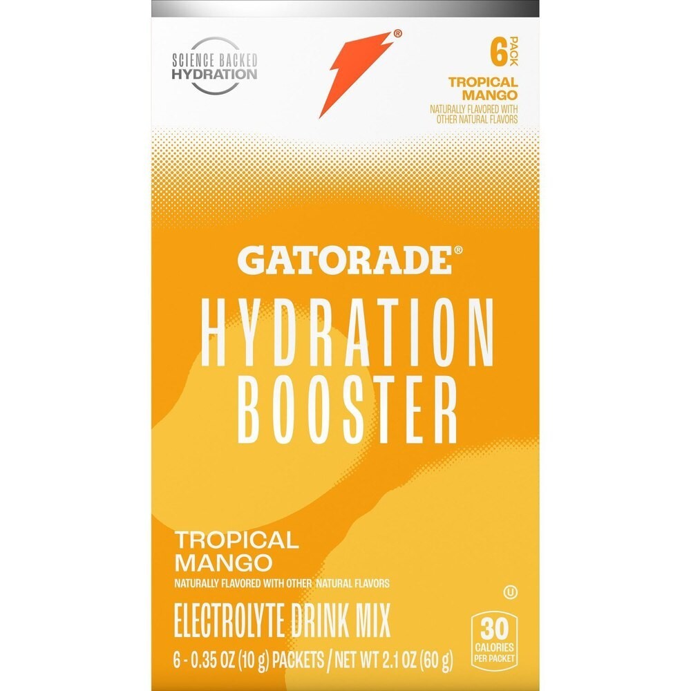 Gatorade, Hydration Tropical Mango Mix, 6 Count