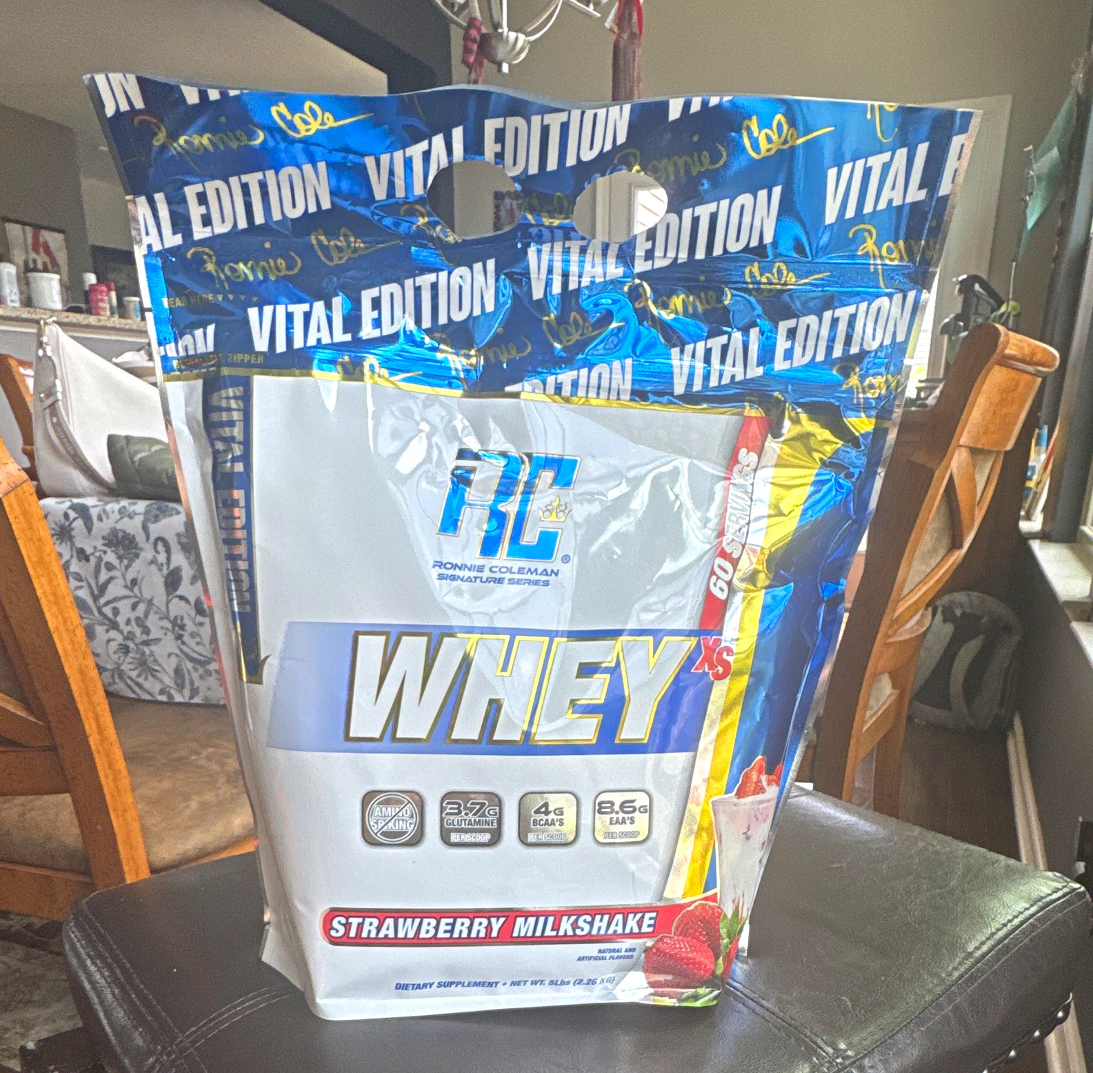 Ronnie Coleman Signature Series Whey XS Vital Edition Strawberry Milkshake 5 lb