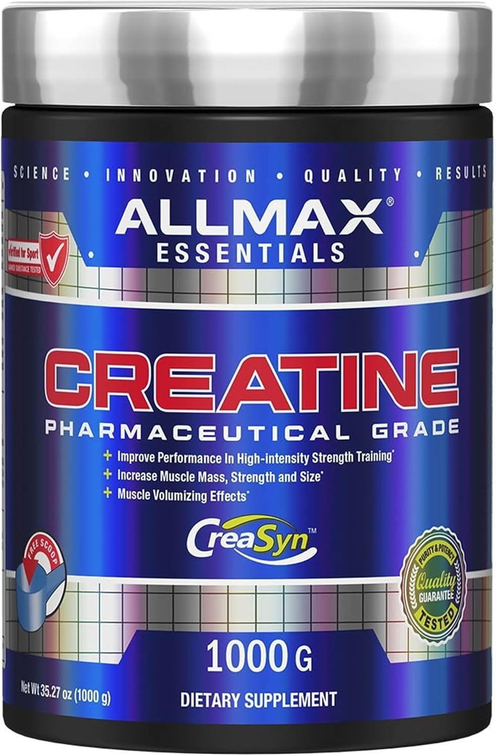 ALLMAX Nutrition – Creatine Monohydrate, Creatine Powder for Strength 2.20ibs