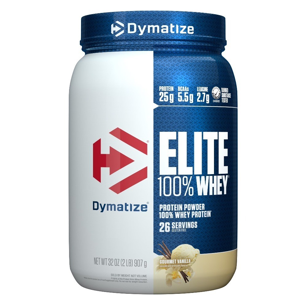 Premium 100% Whey Protein Powder Gourmet Vanilla Flavor 2 Pound Bag
