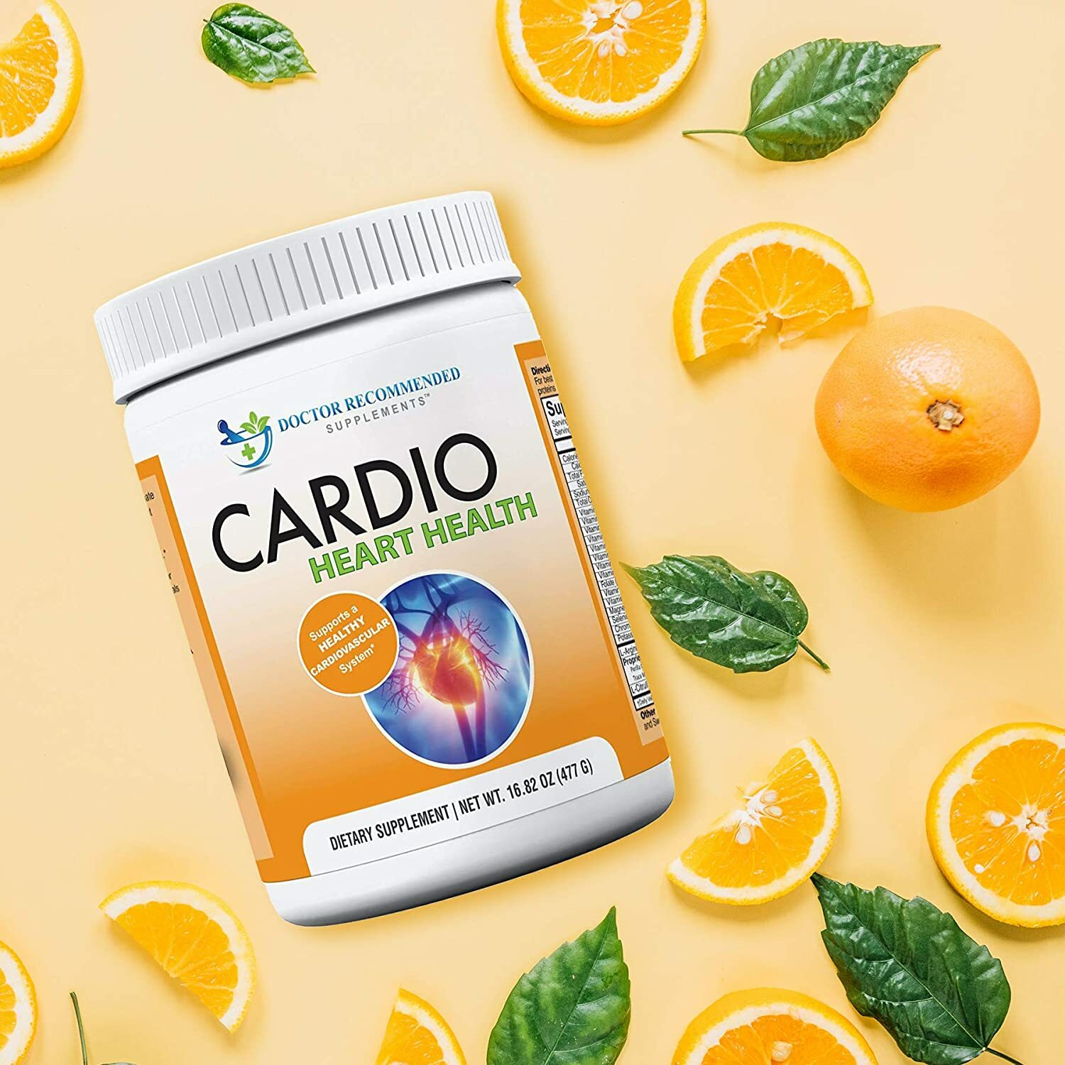 Doctor Recommended Cardio Heart Health Powder – L-Arginine Supplement 5000mg