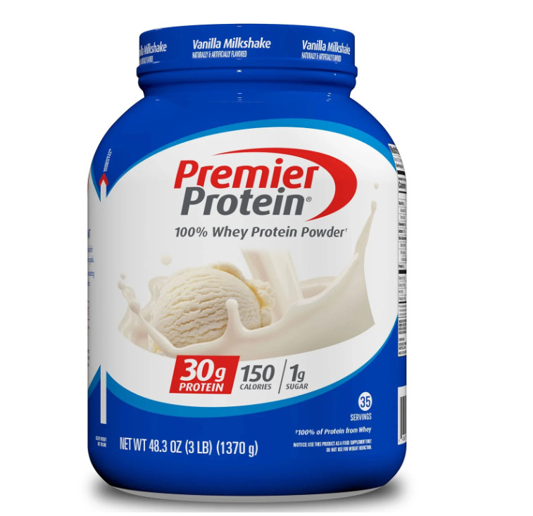 Premier Protein 30g High Protein Powder, Vanilla Milkshake.