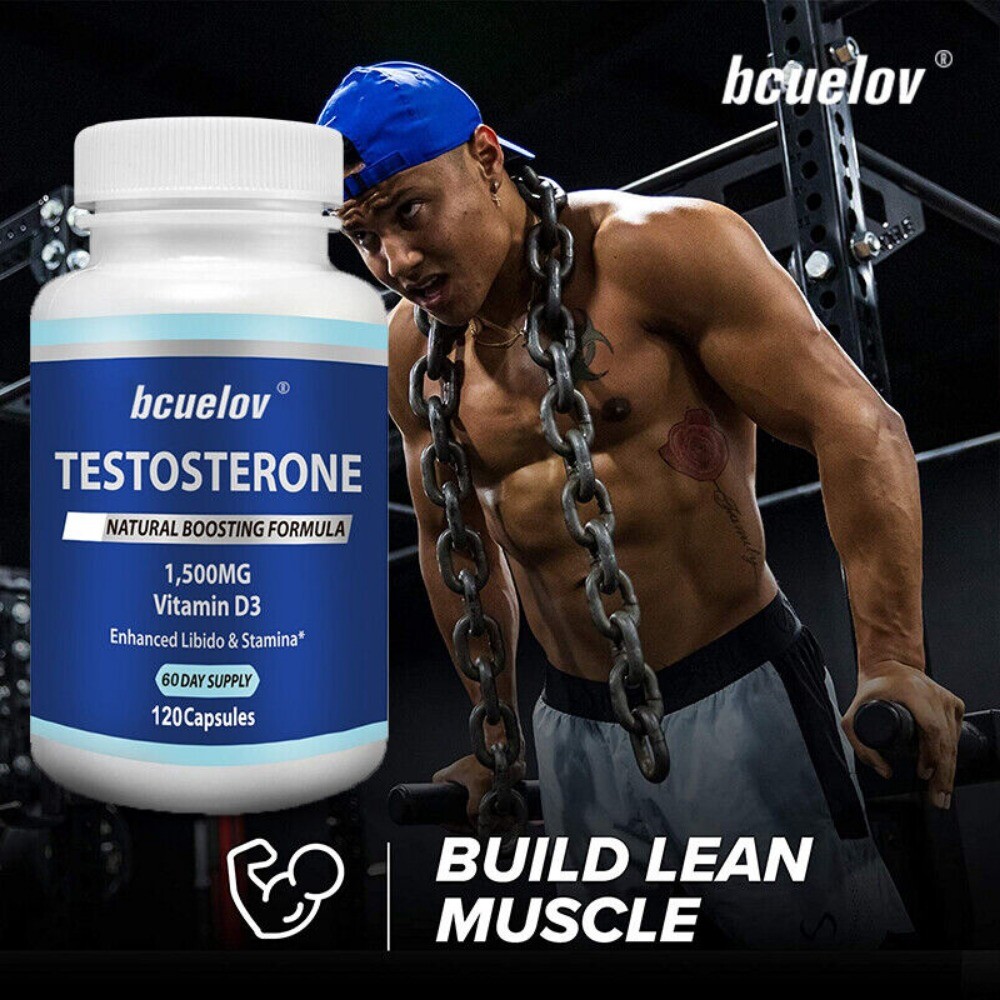 Boost Energy Support Male Enhancement Increase Endurance Muscle Mass 120 Capsule