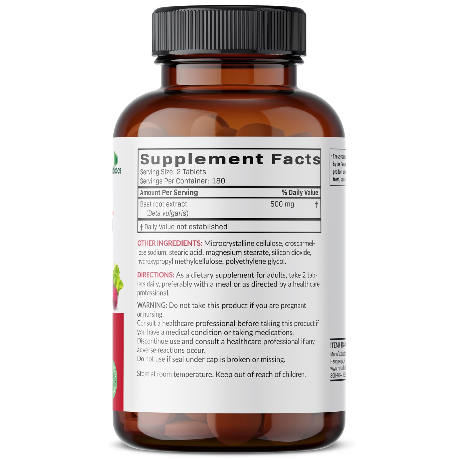 Futurebiotics Beet Root Extra Strength, Non-GMO, 360 360 Count (Pack of 1)