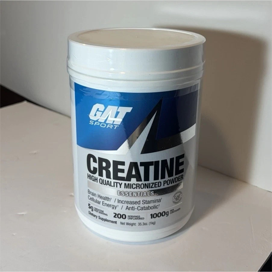GAT Sport Creatine Monohydrate Powder 5g 35.3 oz (1 kg) Unisex 200 SERVINGS