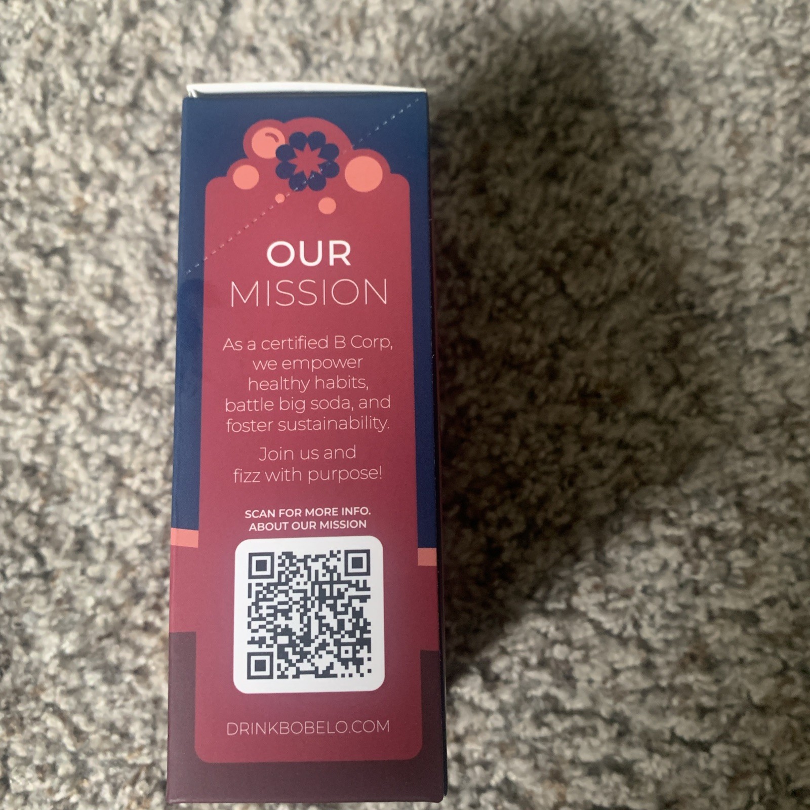 *NEW* Bobelo Black Cherry Cream Clean Energy + Hydration (8 CT) 2.4 oz