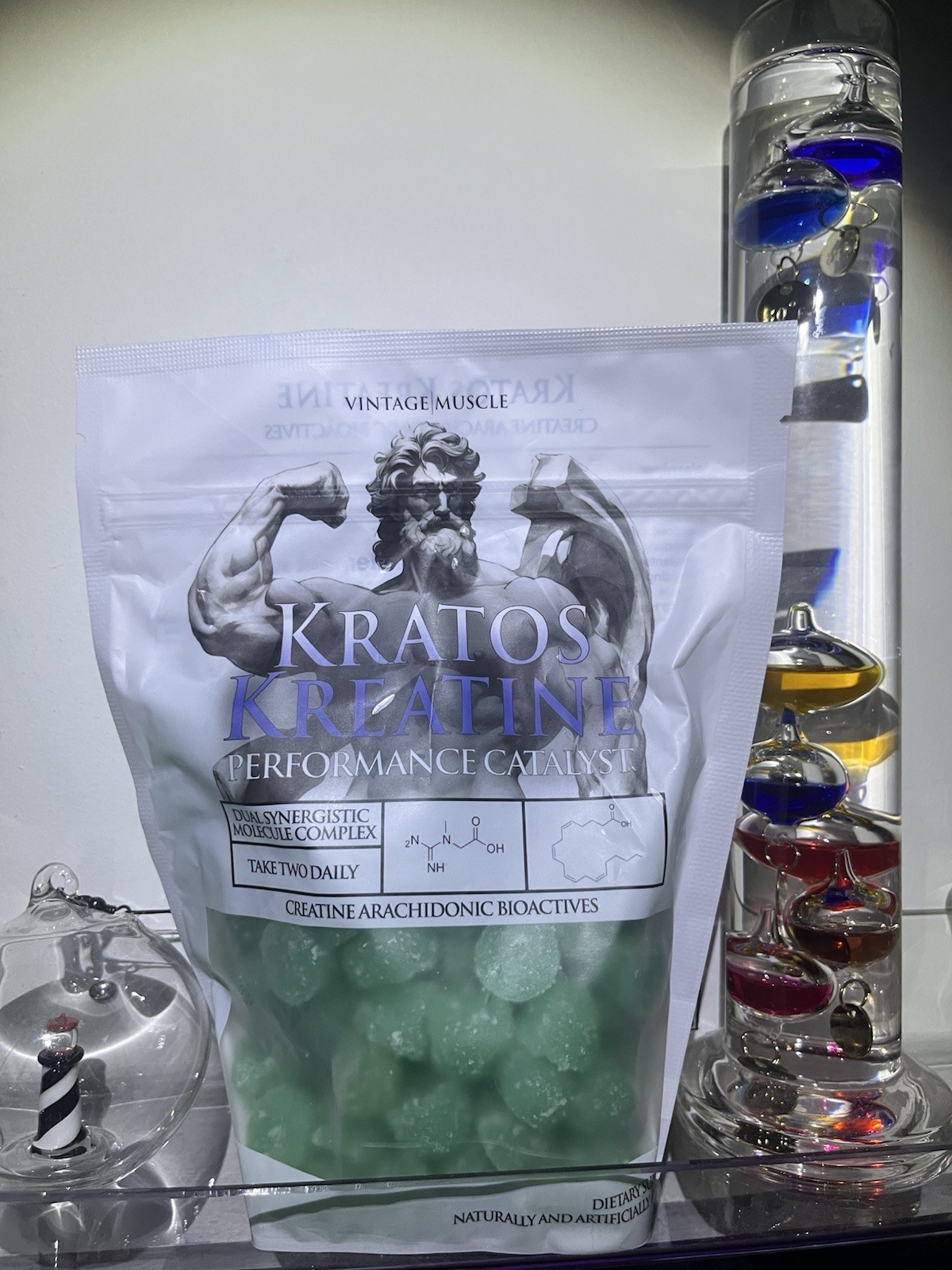 Kratos Micronized Creatine Gummy’s W/Arachidonic Acid By Vintage Muscle💪🏛️