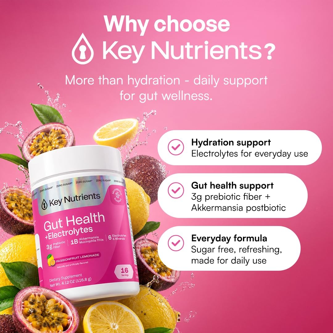KEY NUTRIENTS Electrolytes Powder No Sugar – Passionfruit 16 Servings