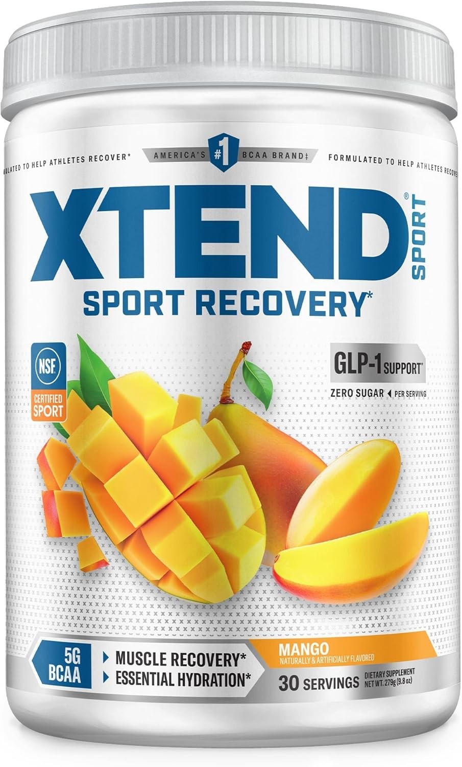 Xtend Sport BCAA Powder Mango – Electrolyte Powder for Recovery & Hydration