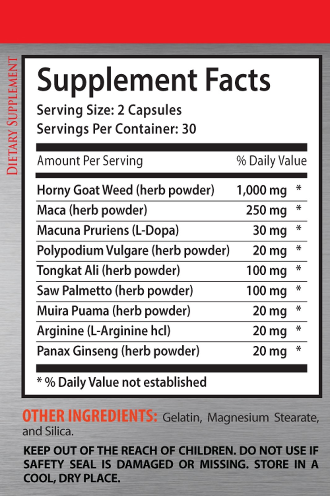 Icariin – Horny Goat Weed Extreme – Advanced Male Enhancement Formula 3B