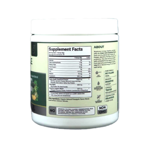 Green Juice Protein Blend Dietary Supplement – (9.62 OZ)
