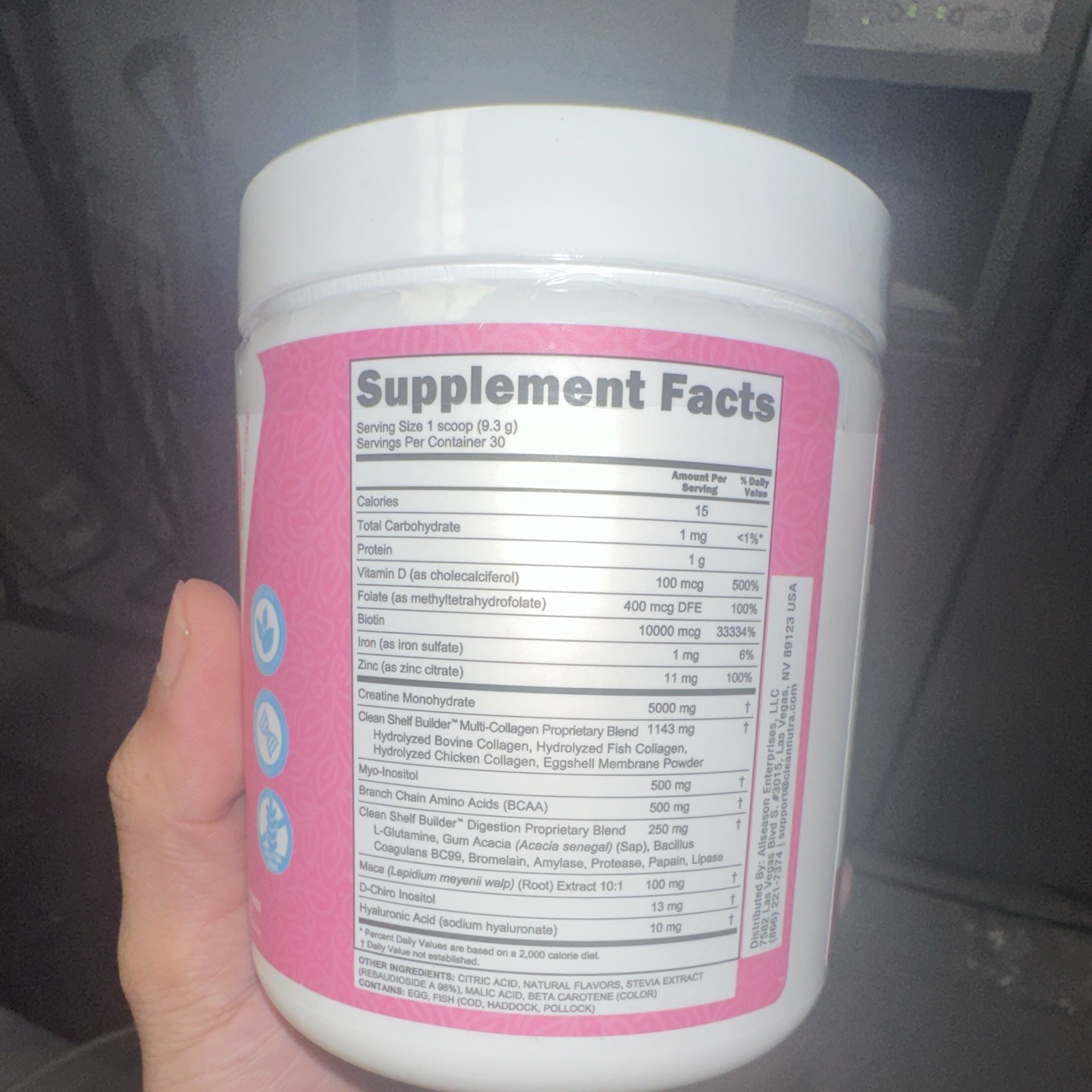 Clean Nutra Women’s Creatine Monohydrate Powder 5000mg Tropical Orange 9.84oz