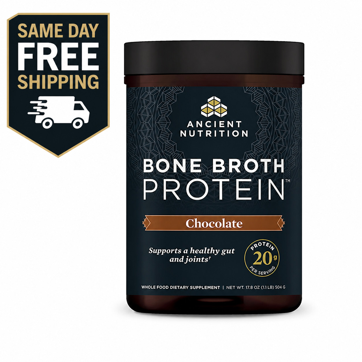 Bone Broth Protein | Powder Chocolate (20 Servings)