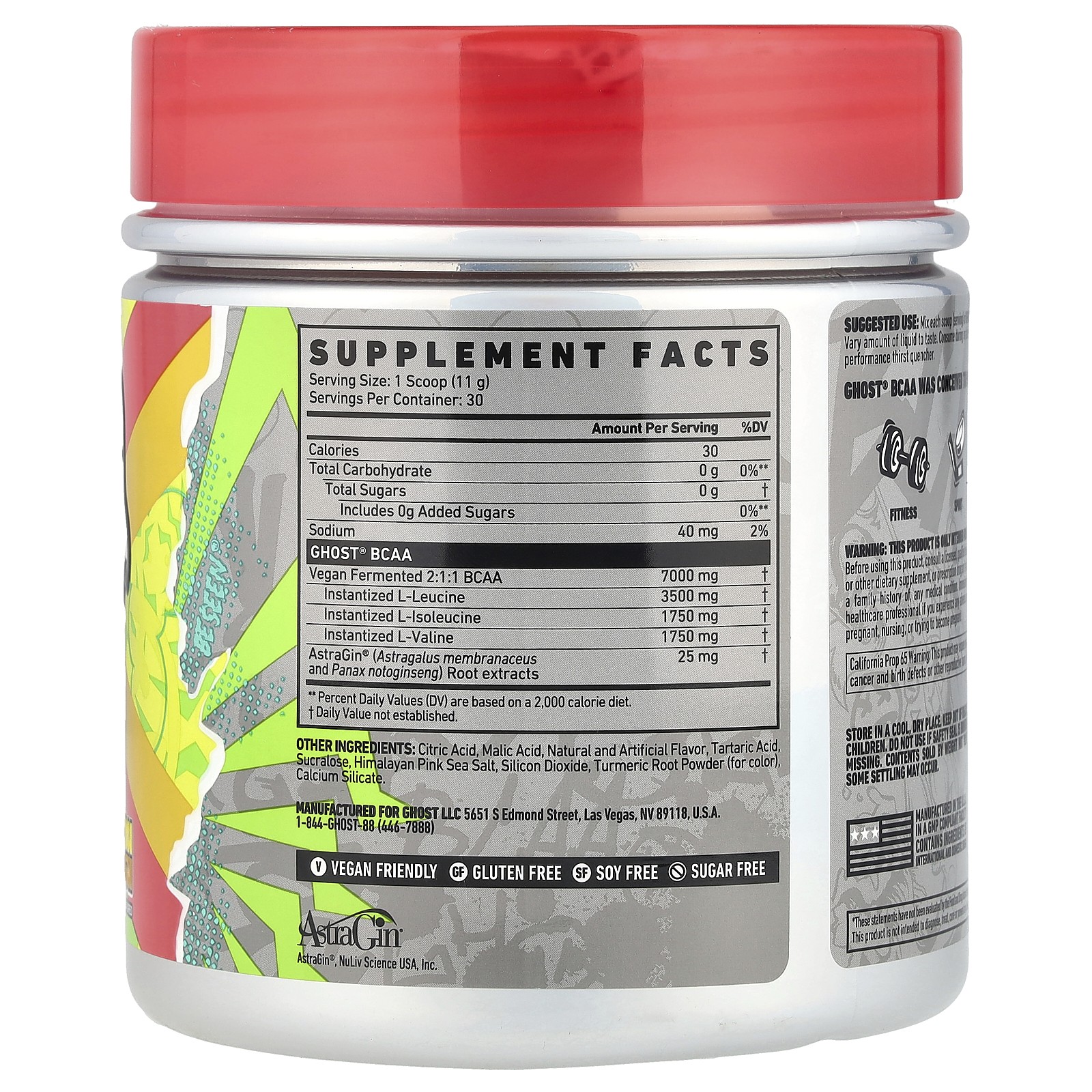 BCAA, Lemon Crush, 11.6 oz (330 g)