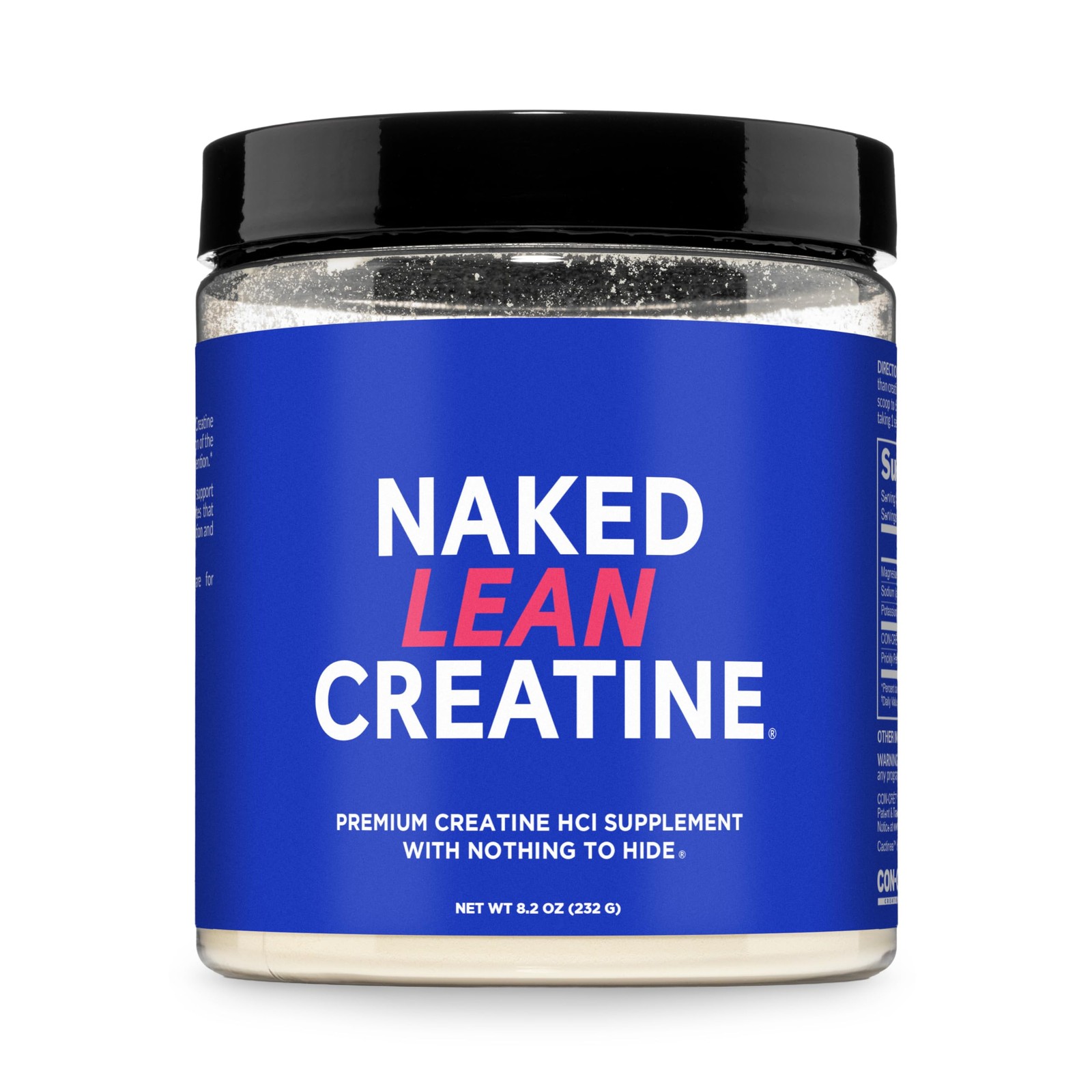 NAKED Lean Creatine HCl Powder, 100 Servings – 100 (Pack of 1), Blue