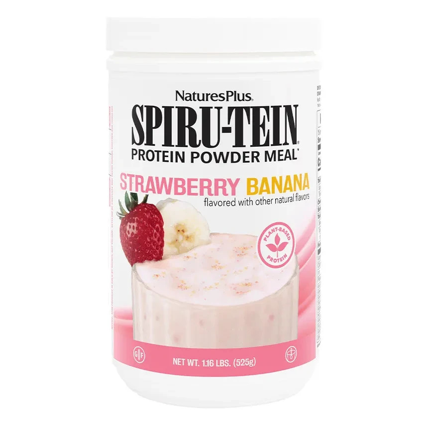 NaturesPlus Spiru-Tein Strawberry Banana 1.16lb Sealed Exp 04/27