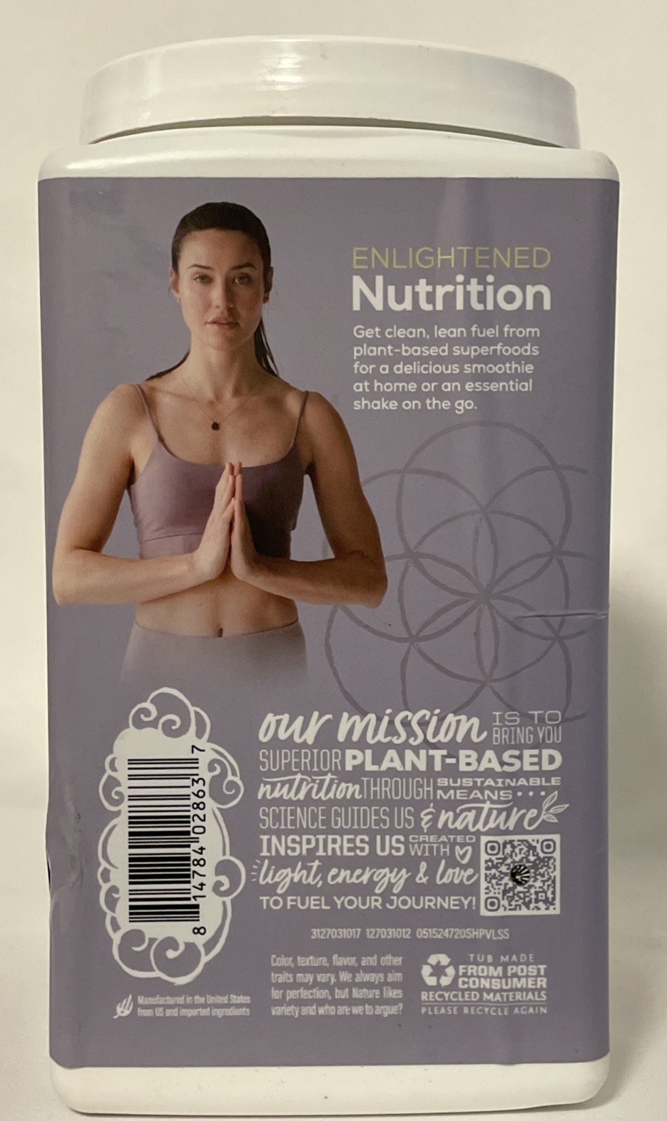 SUNWARRIOR SHAPE LEAN Superfood Shake Vanilla Plant Based Protein Nutrition NEW