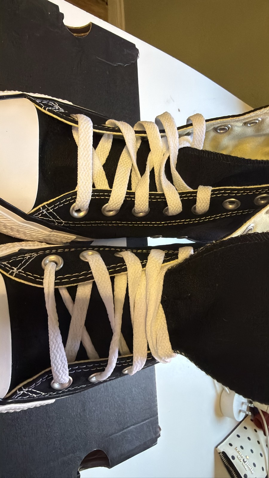 Converse Chuck Taylor All Star High Top Sneakers Black Unisex M9160W 8.5 M 6.5