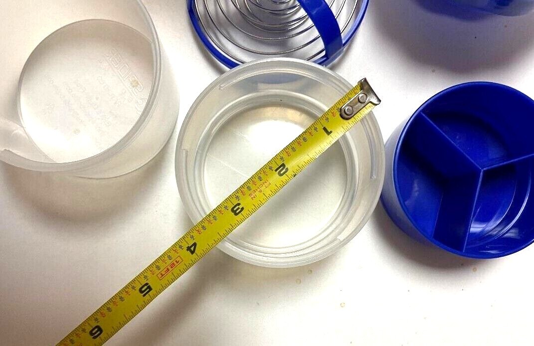 Spider BiG Fat Maxi Shaker Bottle Clear/Blue -Scale:25 oz (Cup HOLD: 30 oz)