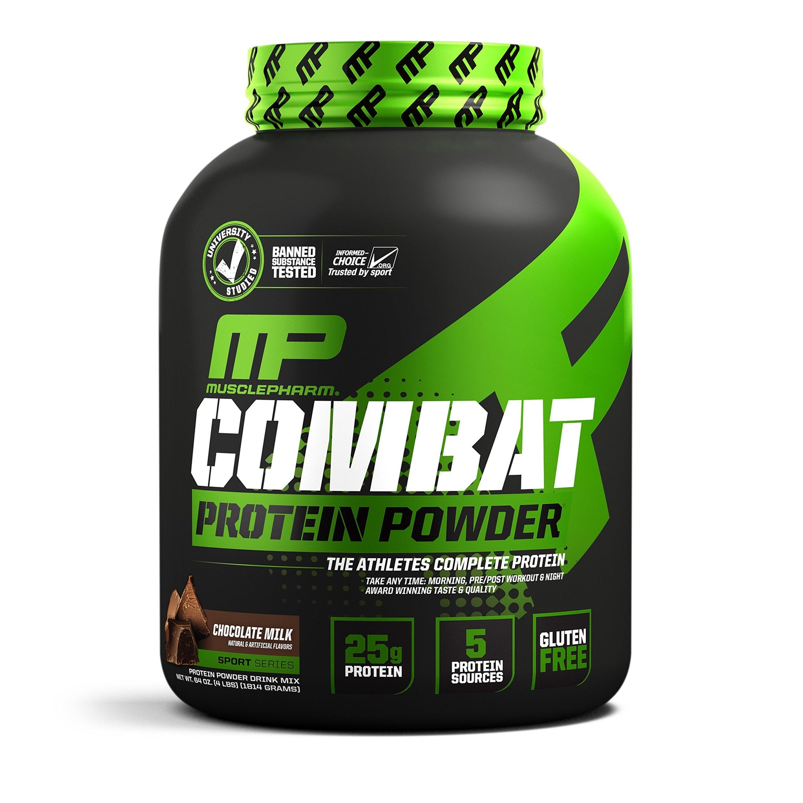MusclePharm Combat Protein Powder Essential Whey Protein Powder Isolate 4.1-Lbs