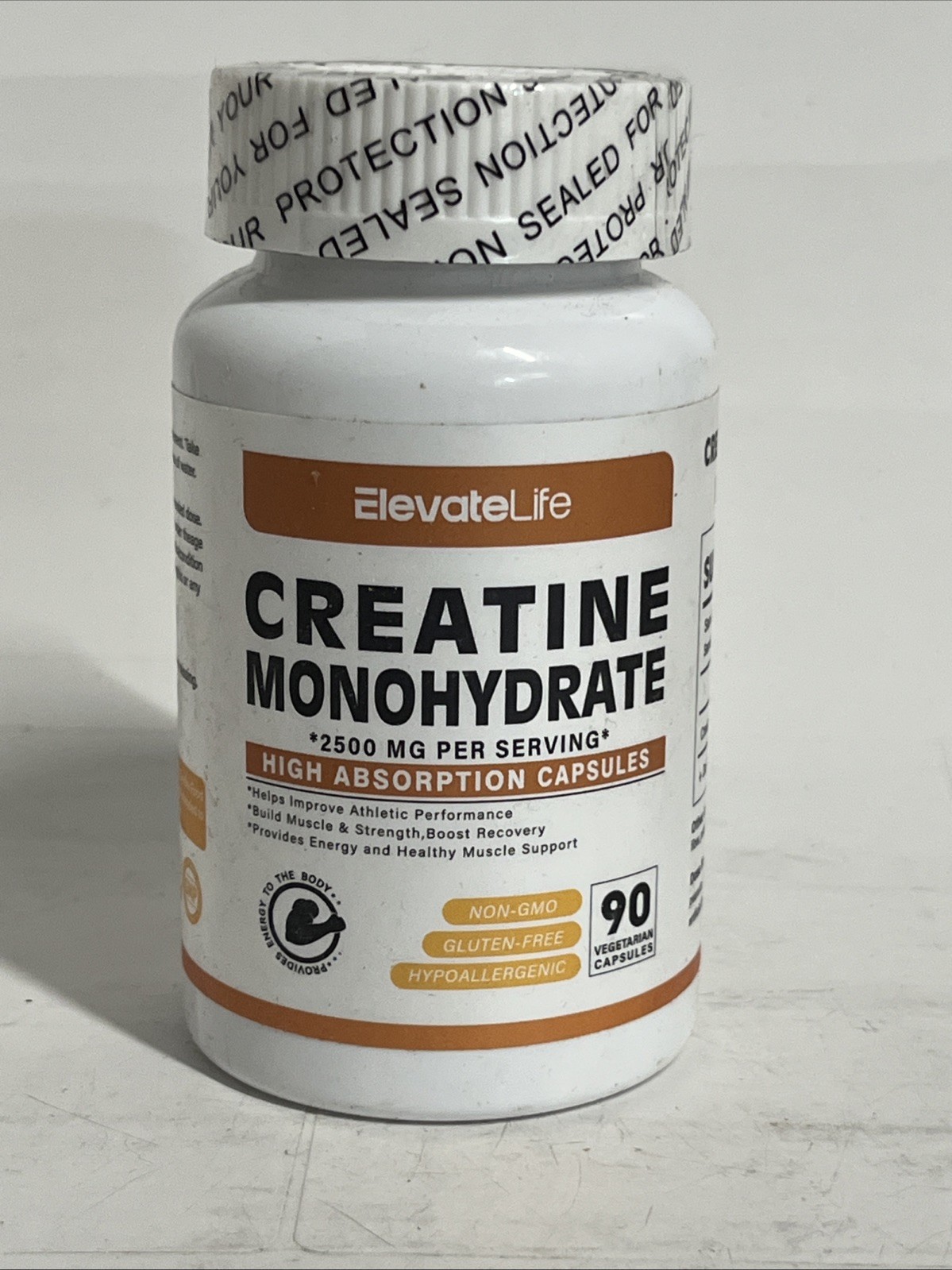 5x ElevateLife Creatine Monohydrate 2500mg, 90 (450 Total) 6/26