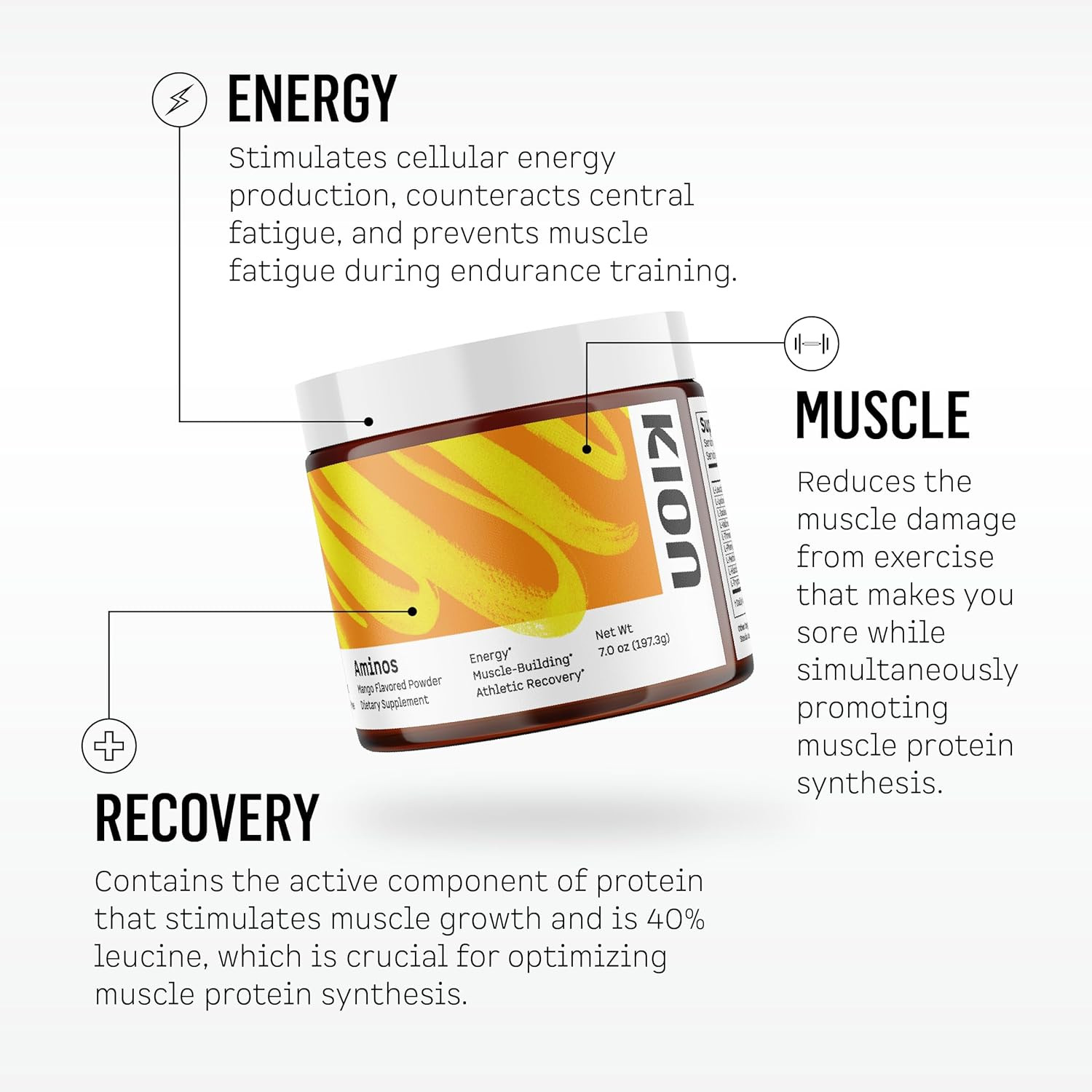 Aminos Essential Amino Acids Powder – Amino Acid Nutritional Supplements, Aminos