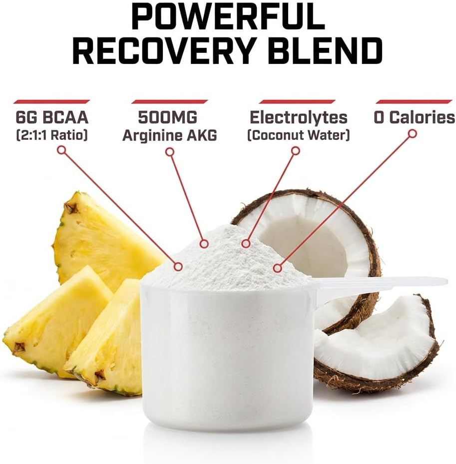 Ultra Clean Vegan BCAA Powder + Electrolytes (Tropical Fruit Punch | 6G) 2:1:1 S