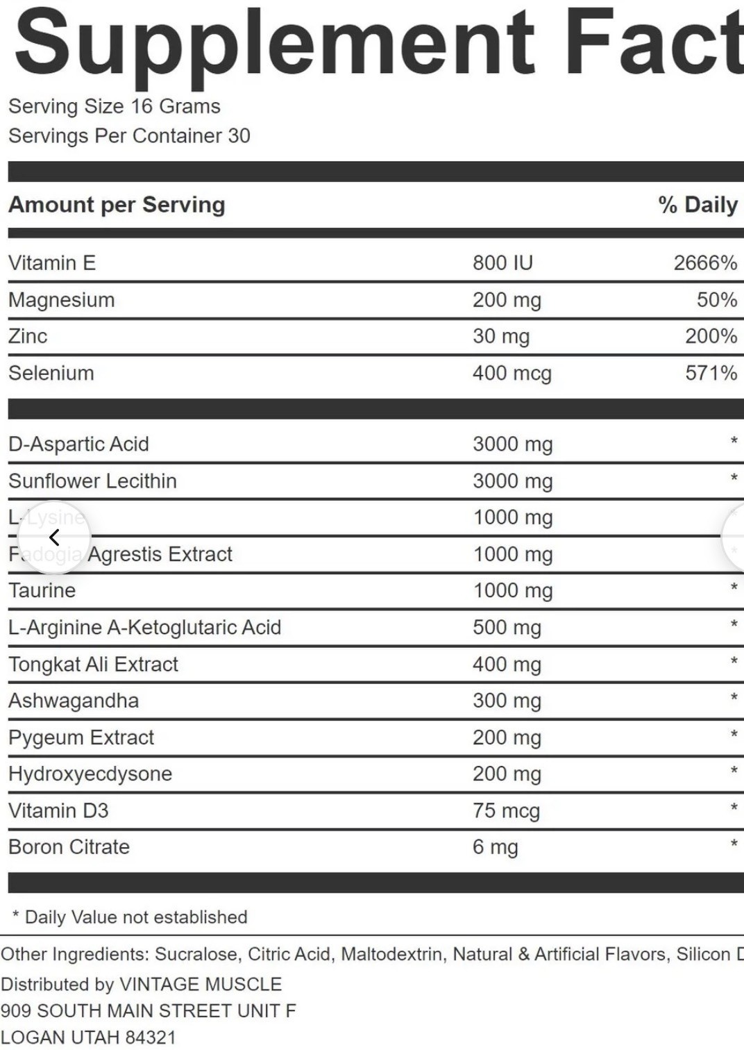 Titan🔱 Natty Test Base Blend 4 Optim. Strength/muscle Gains By Vintage Muscle💪