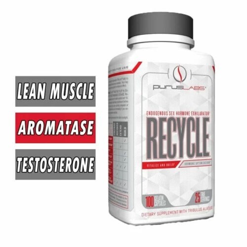 Purus Labs Recycle Natural Testosterone Lean Muscle Booster 100 Capsules New