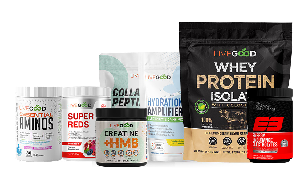 LG Maximum Build Muscle Pack+ VITALITY for men or HORMONE BALANCE for women