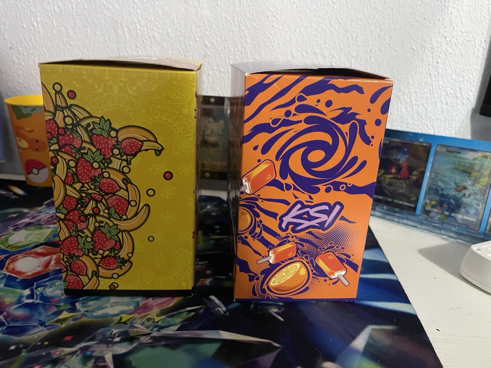 Gfuel Ksi Strawberry Banana & Orange Vibe Collectors Boxes opened.description 👇