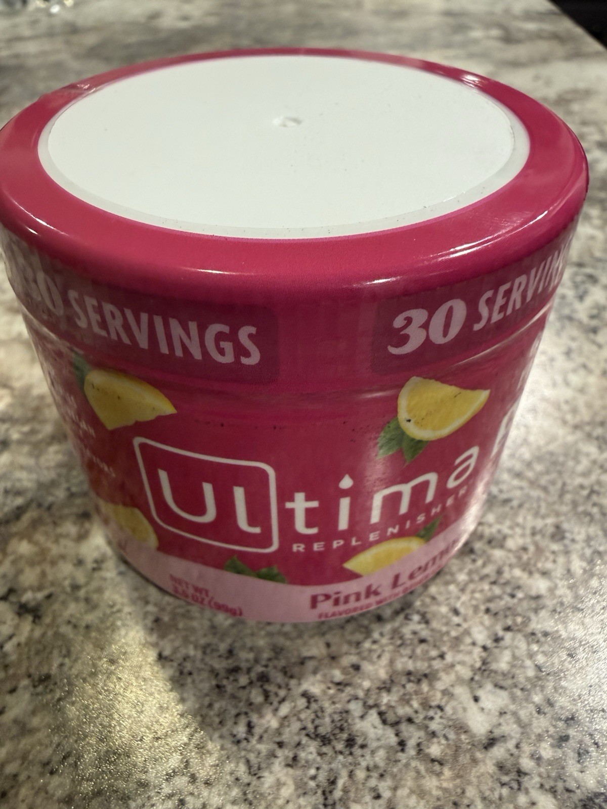 Ultima Replenisher Electrolyte Powder Pink Lemonade 30 Servings 3.5 oz