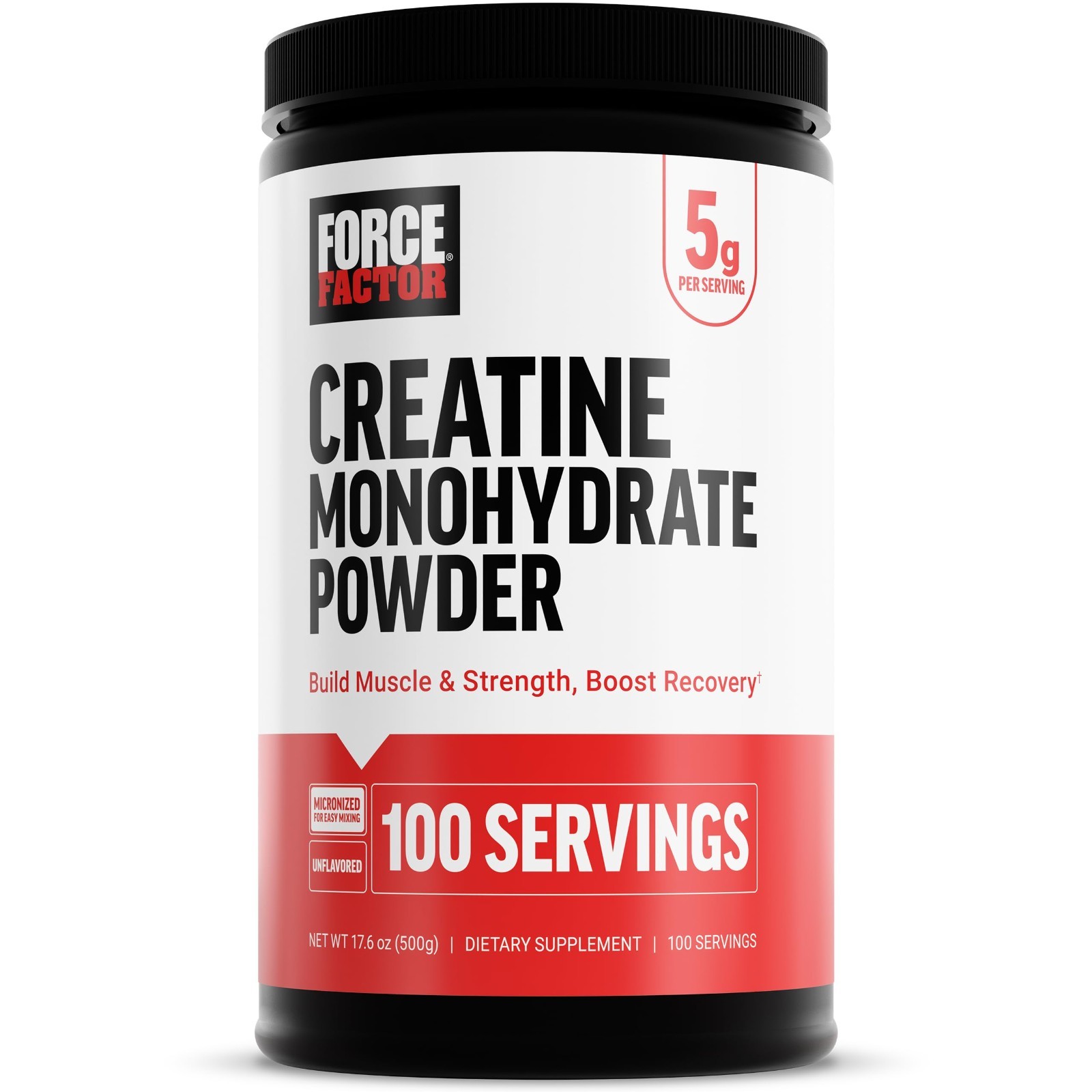 Micronized Creatine Monohydrate Powder 500g – 5g Dose for Muscle Growth & Recove