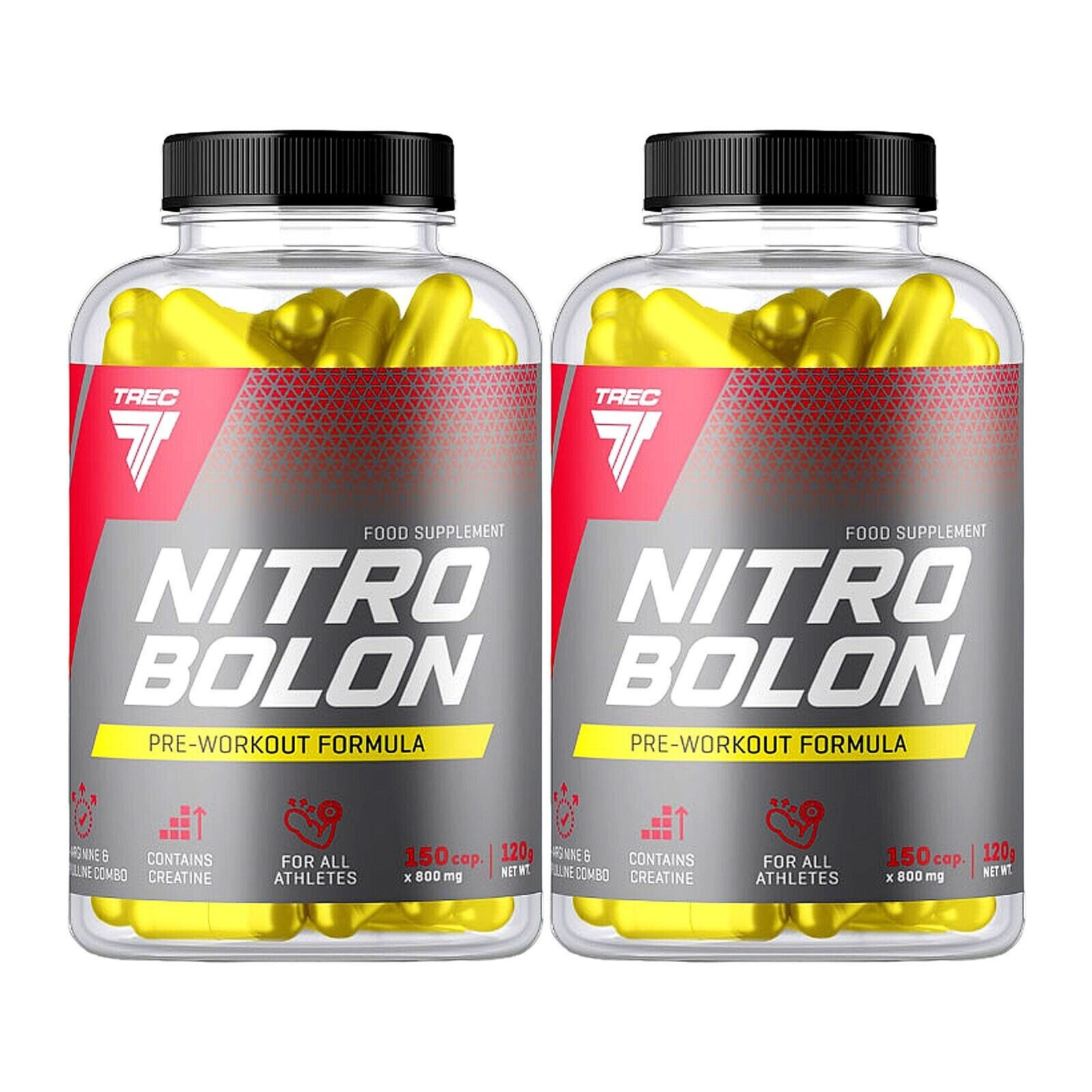 NITROBOLON 150 CAPS- Maximum muscle pump strength gain, longer endurance, energy