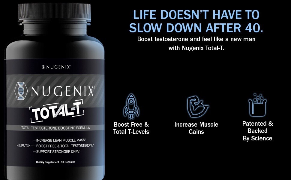 Nugenix® Free & Total Testosterone Booster Supplement 90 Caps | 30 Serves