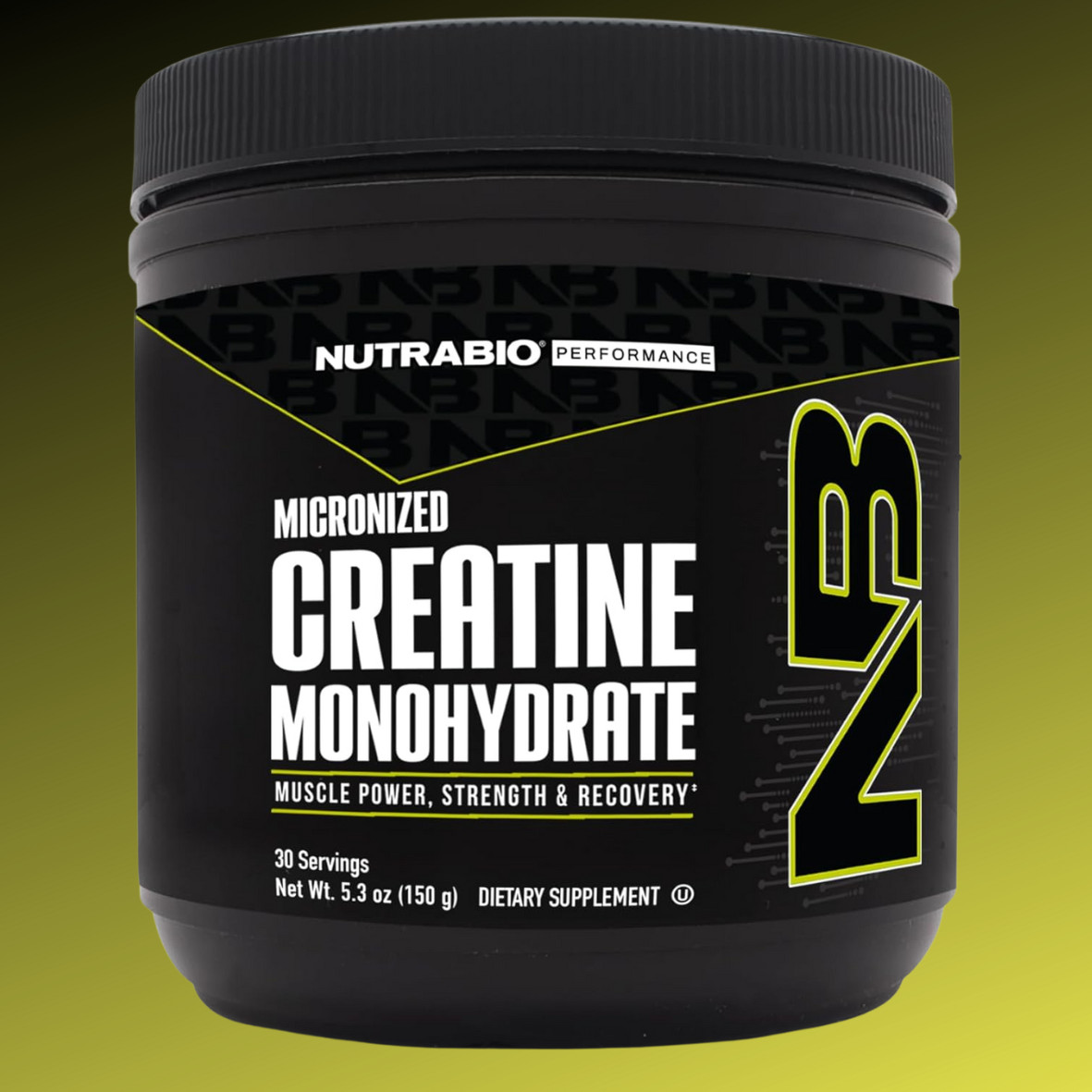 NUTRABIO CREATINE MONOHYDRATE POWDER Micronized Muscle Strength Power 150 Grams