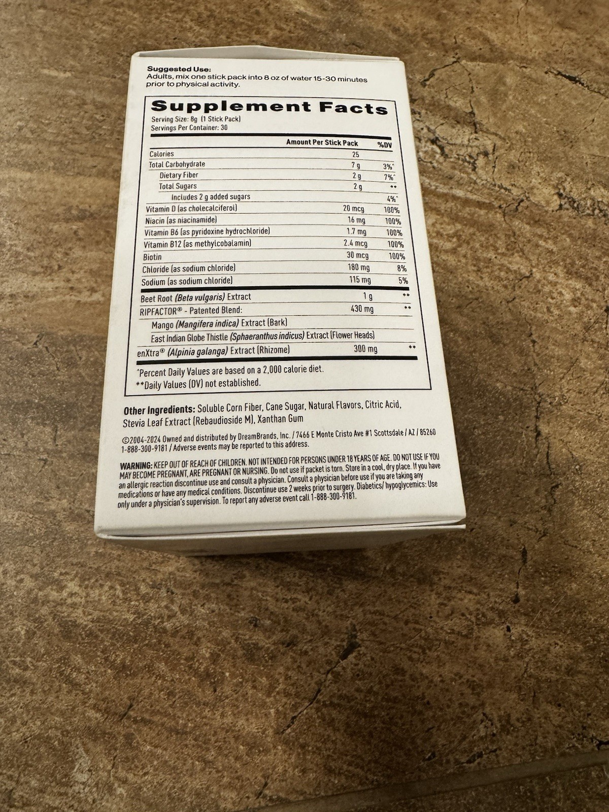 M DRIVE Accelerate Non-Stim Pre Workout 30 STICK PACK Factory Sealed READ