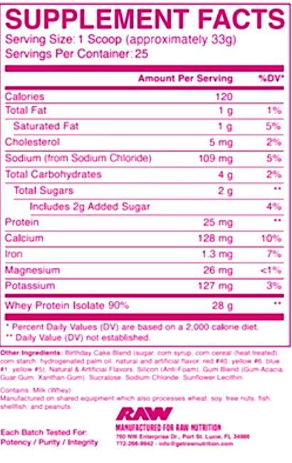 CBUM Series Itholate Protein Powder – Birthday Cake (1.81 lbs./25 Servings)